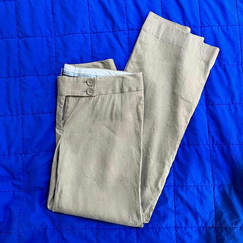 Nordstrom classiques entier linen blend pants